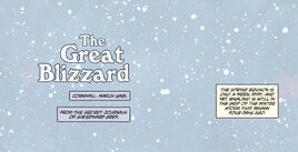 The Great Blizzard - Title Panel