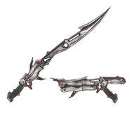 Lightning's Weapon, the Blazefire Saber Gunblade