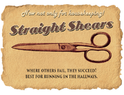 Straight Shears Pythia Ad