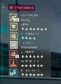 A Helldiver's Stratagem Menu in their Helmet Display, scrambled by an Illuminate Cognitive Disruptor. The characters will change every second in random order.
