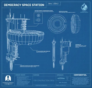 Democracy Space Station blueprints