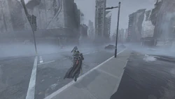2 Helldivers advance through the streets of Bucu's Rest. October 2nd, 2185.