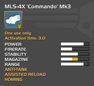 Fully upgraded MLS-4X Commando