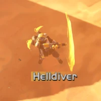 Helldiver wearing SH-32 Directional Kinetic Shield