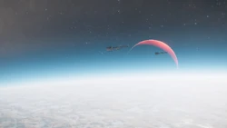 A Super Destroyer fireteam in orbit over Menkent.