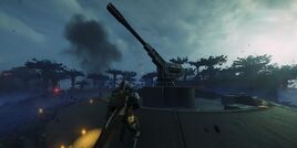 S.E.A.F artillery launcher
