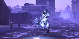 An Illuminate  in combat.