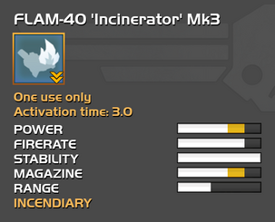 Fully upgraded FLAM-40 Incinerator