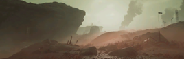 Copper Desert Landscape