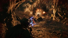 A scout Helldiver destroys a patrol of Automatons using dynamite and a plasma rifle. December 30th, 2185.