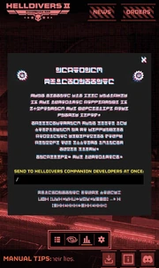 Helldivers Companion Hacked by Automaton Forces