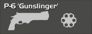 P-6 Gunslinger (pistol perk)
