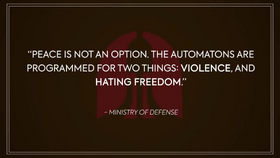 MoD Peace is Not an Option