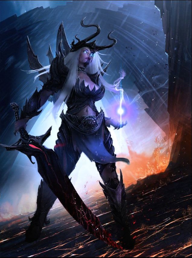 baby lich) (girl) (cute) (mischievous grin) (horns) (warlock robe)  (black-haired) (anime style) on Craiyon