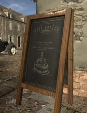 Cafe bullen sign