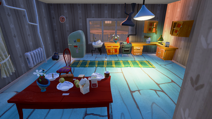 Hello neighbor побег. игра на sony playstation 4 привет сосед. Hello neighbor локации. Hello neighbor альфа 1. кухня из игры привет сосед.