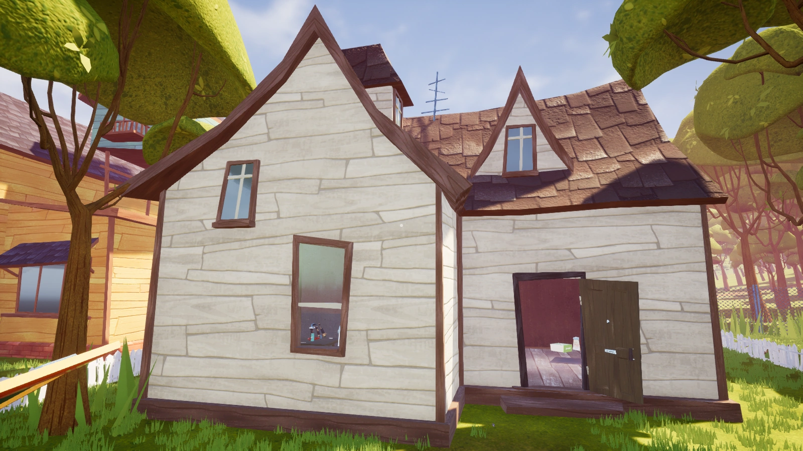 Hello neighbor дом альфа 1. Привет сосед 1 акт дом соседа. Привет домик. Привет сосед акт 3 дом соседа. Дом соседа акт 1.