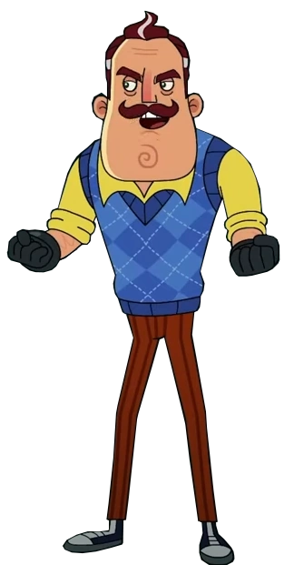 chase and dad play hello neighbor