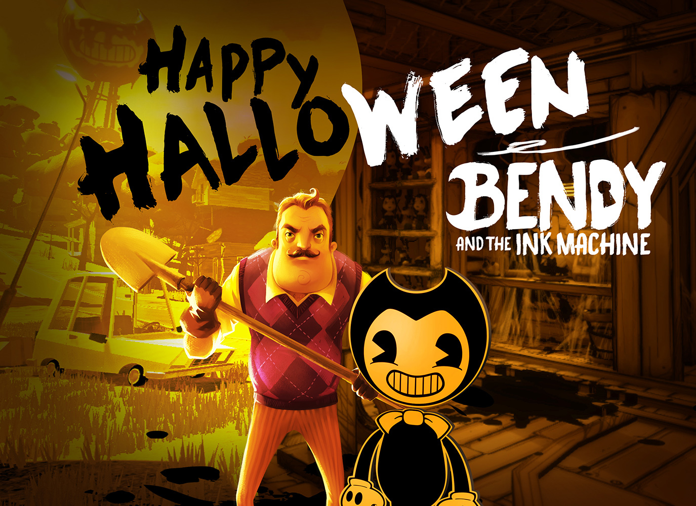 secret neighbor bendy and the ink machine