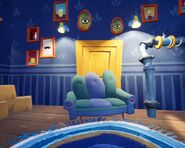 The basement door in Act 2
