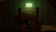 The EXIT sign in the Prototype