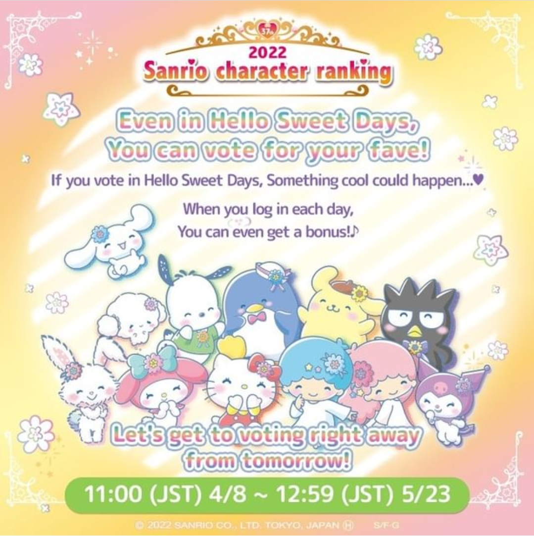 2023】Sanrio Characters Popularity Ranking Top 5