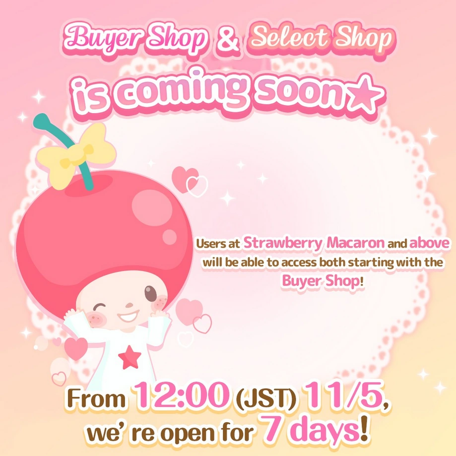 Buyer Shop November 2022 | Hello Sweet Days Wiki | Fandom