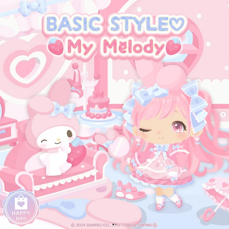 BASIC STYLE♡ My Melody | Hello Sweet Days Wiki | Fandom