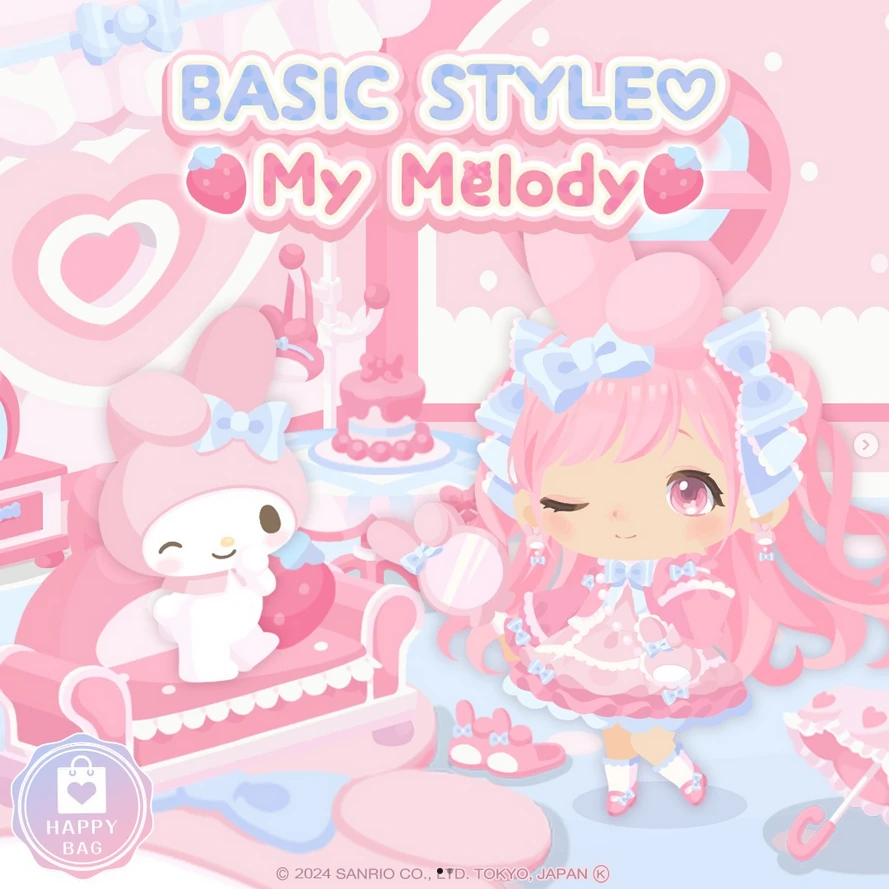 BASIC STYLE♡ My Melody | Hello Sweet Days Wiki | Fandom