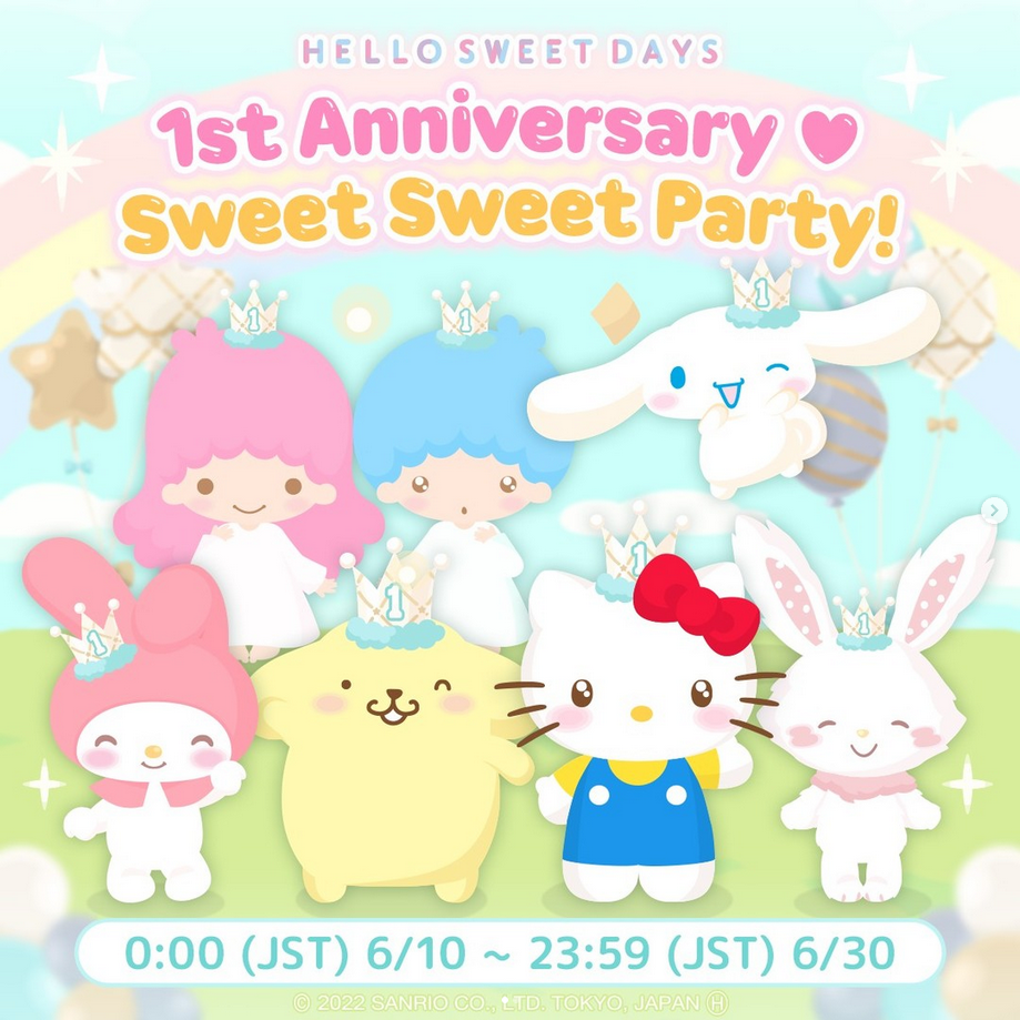 1st Anniversary ♥ Sweet Sweet Party! | Hello Sweet Days Wiki | Fandom