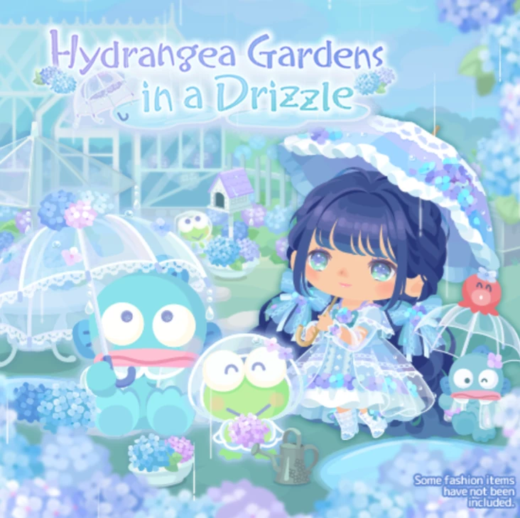 Hydrangea Gardens in a Drizzle | Hello Sweet Days Wiki | Fandom