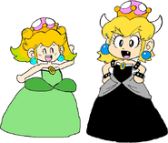 Bowsette and Yoshette manga kun - Cópia