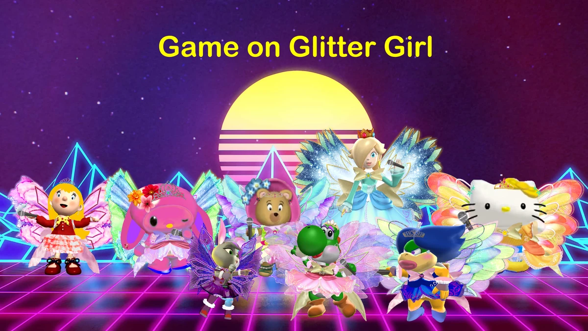 Game on, Glitter girl Hello yoshi Wiki Fandom
