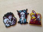 Completed Hello Charlotte charms.