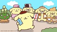 Pompompurin with his parents and grandparents