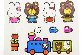 Little Honey and Colo sticker sheet (1973)