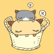 Gu with Nemukko Nyago