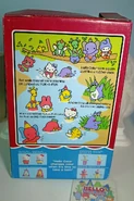 Back of a Hello Color toy's packaging features a short story