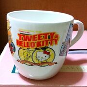 Rare vintage hello kitty tweety collaboration mug 1492270422 dbe469cb