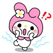 My melody 1 photo sticker transparent overlay by mcjjang-d7rxlwi