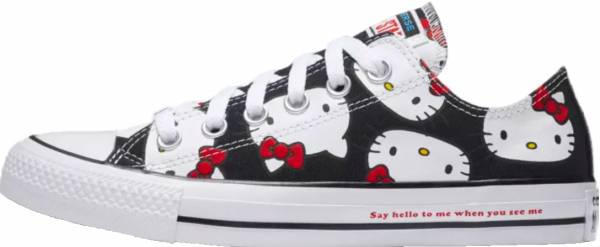 converse x hello kitty chuck taylor all star canvas low top