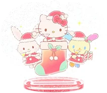 With Wish me mell and Hello Kitty