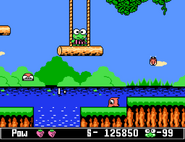 The Kero Kero Keroppi no Daibouken 2 game on Famicom (NES)