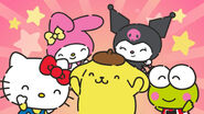 With My Melody, Kuromi, Pompompurin, And Keroppi