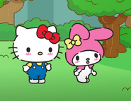 Hallo Kitty und My Melody werden rot