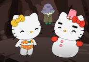 Snowgirl Kitty und Mimmy im Bikini