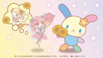 With Rilu Rilu Fairilu characters Himawari and Lip