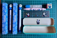 Various promotional stationary goods.