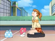 Uta and My Melody crying together.