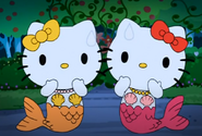 Hello Kitty and Mimmy Mermaids